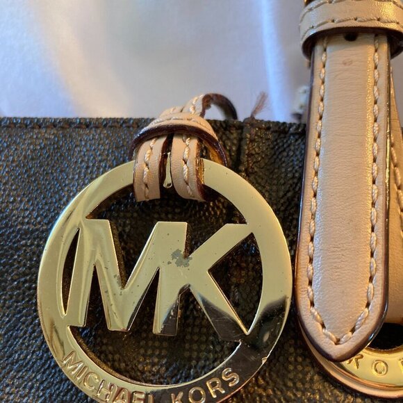 Michael Kors East West Jet Ser Signature Logo Tote - Picture 4 of 6